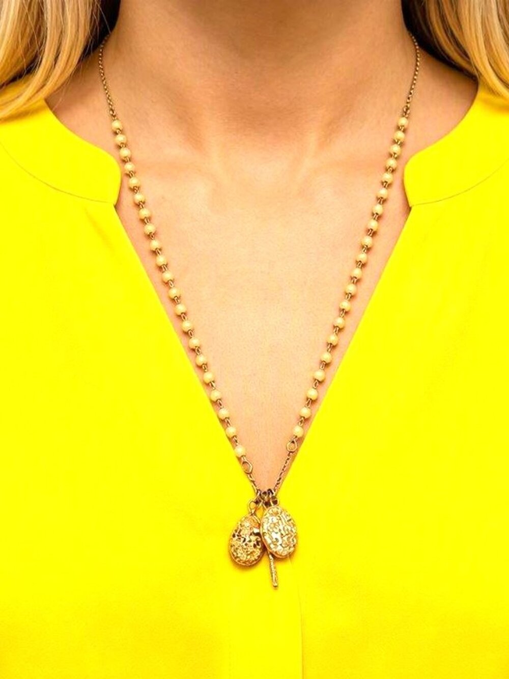 Elegant Gold Plated Virgin Mary & Cross,Agate Christian Faith Religious Necklace